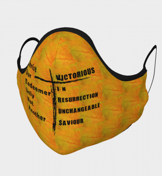 Reusable Face Mask - C.O.R.O.N.A Polyester - Microtwill with 2 Filters Teens Small Autumn
