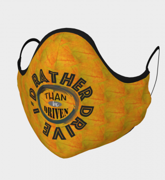 Reusable Face Mask - I'd Rather Polyester - Microtwill with 2 Filters Teens Small Autumn