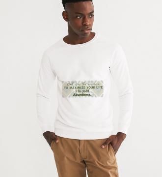 God Uses Long Sleeves Men's Graphic Sweatshirt White Size XS