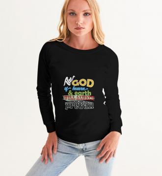 The God Long Sleeve Darks Women's Graphic Sweatshirt Black Size XS