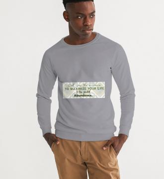 God Uses Long Sleeves Men's Graphic Sweatshirt Gray Size XS
