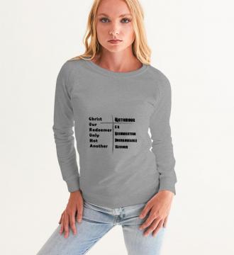 Corona Long Sleeves Women's Graphic Sweatshirt Gray Size XS