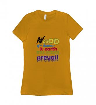 The God - T-shirt Bella + Canvas 6004 Gold Women's Adults