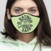 4-Piece I'd rather - Quilted Classic Elastic Light Green Face Mask