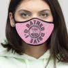4-Piece I'd rather - Quilted Classic Elastic Pink Face Mask