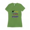 The God - T-shirt Bella + Canvas 6004 Medium Leaf Women's